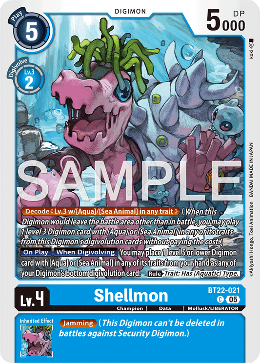 Shellmon - Cyber Eden - Common - BT22-021 C