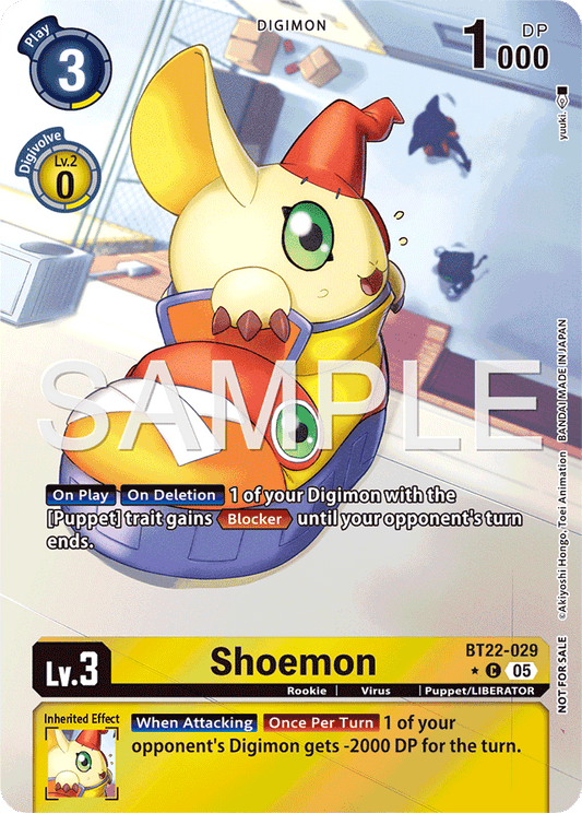 Shoemon (Box Topper) - Cyber Eden - Common - BT22-029 C