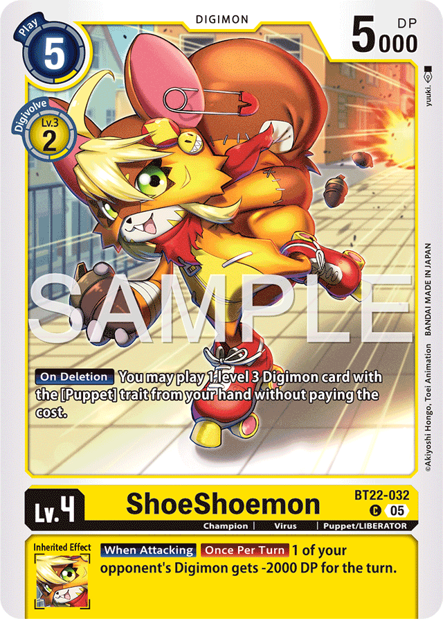 ShoeShoemon - Cyber Eden - Common - BT22-032 C