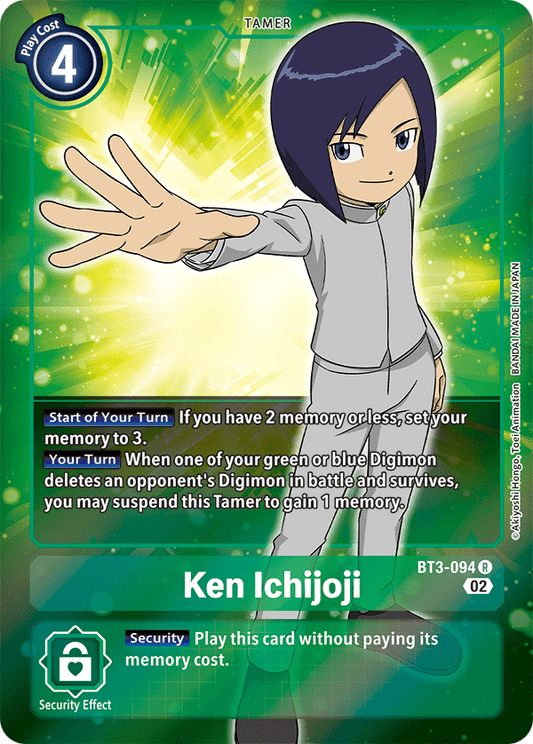 Ken Ichijoji (Alternate Art) - Starter Deck 13: Ragnaloardmon - Rare - BT3-094 R