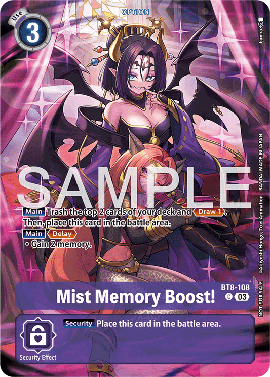 Mist Memory Boost! (Sinister Order Legend Pack) - New Awakening - Common - BT8-108 C
