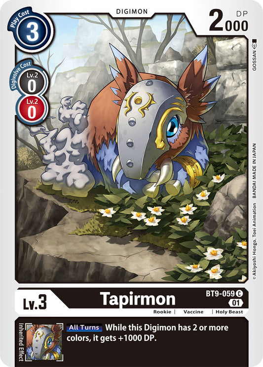Tapirmon - X Record - Common - BT9-059 C
