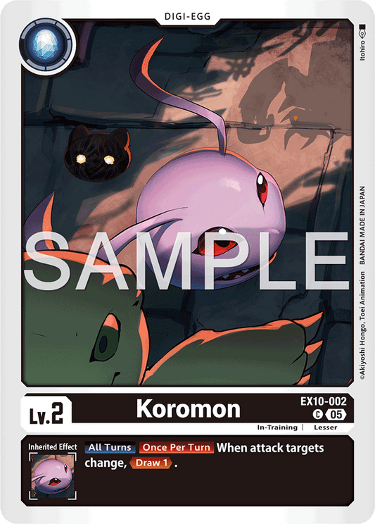Koromon - Sinister Order - Common - EX10-002 C