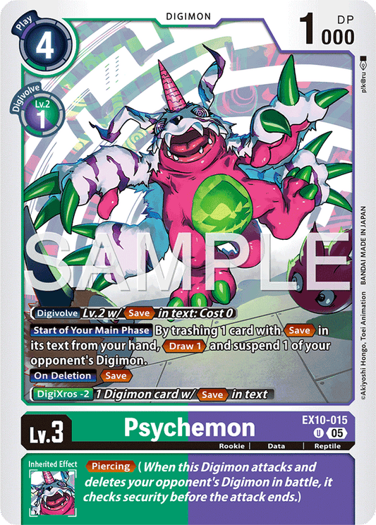 Psychemon - Sinister Order - Uncommon - EX10-015 U
