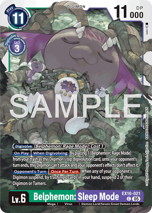 Belphemon: Sleep Mode - Sinister Order - Common - EX10-021 C