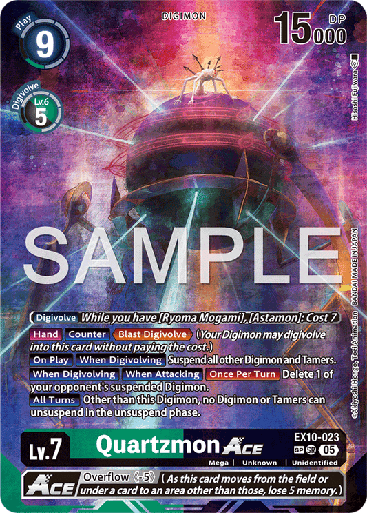 Quartzmon ACE (SP) - Sinister Order - Special Rare - EX10-023 SR