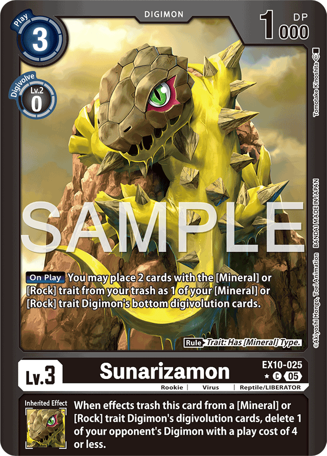 Sunarizamon (Limited Foil) - Sinister Order - Common - EX10-025 C