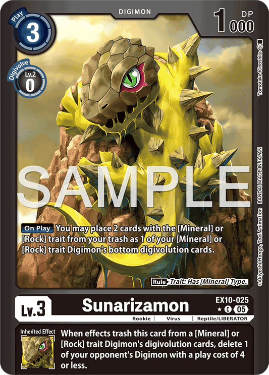 Sunarizamon (Limited Foil) - Sinister Order - Common - EX10-025 C