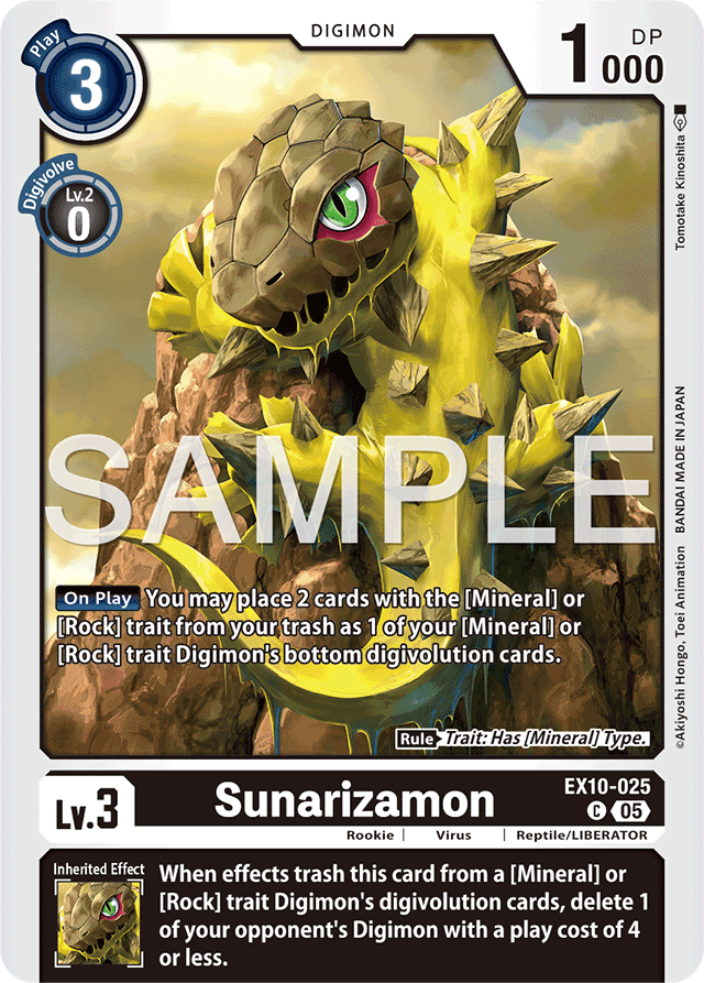 Sunarizamon - Sinister Order - Common - EX10-025 C