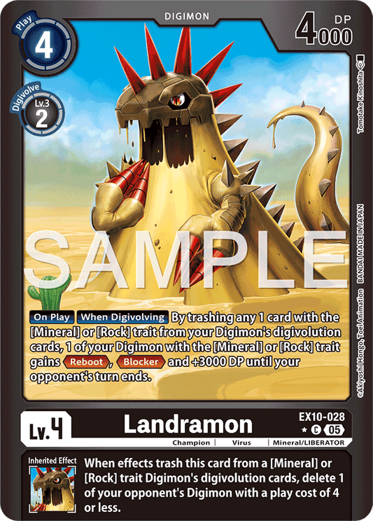 Landramon (Limited Foil) - Sinister Order - Common - EX10-028 C
