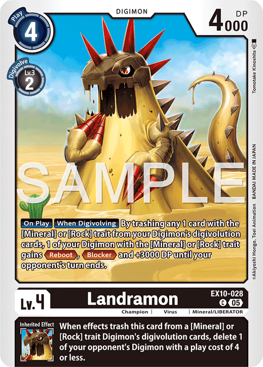 Landramon - Sinister Order - Common - EX10-028 C