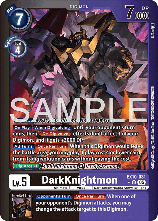 DarkKnightmon (Limited Foil) - Sinister Order - Uncommon - EX10-031 U