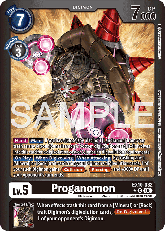 Proganomon (Limited Foil) - Sinister Order - Common - EX10-032 C