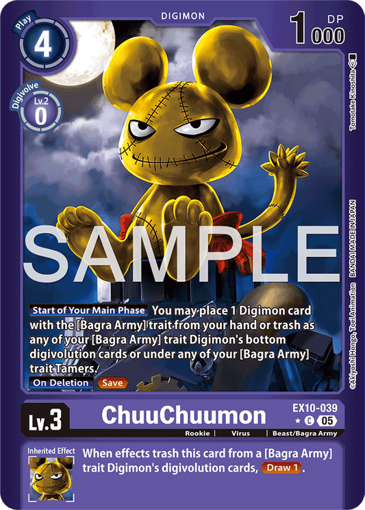 ChuuChuumon (Limited Foil) - Sinister Order - Common - EX10-039 C
