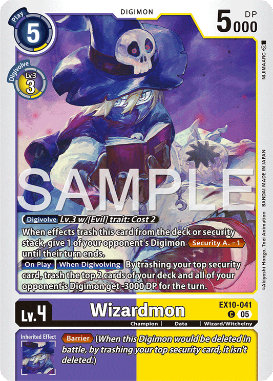 Wizardmon - Sinister Order - Common - EX10-041 C