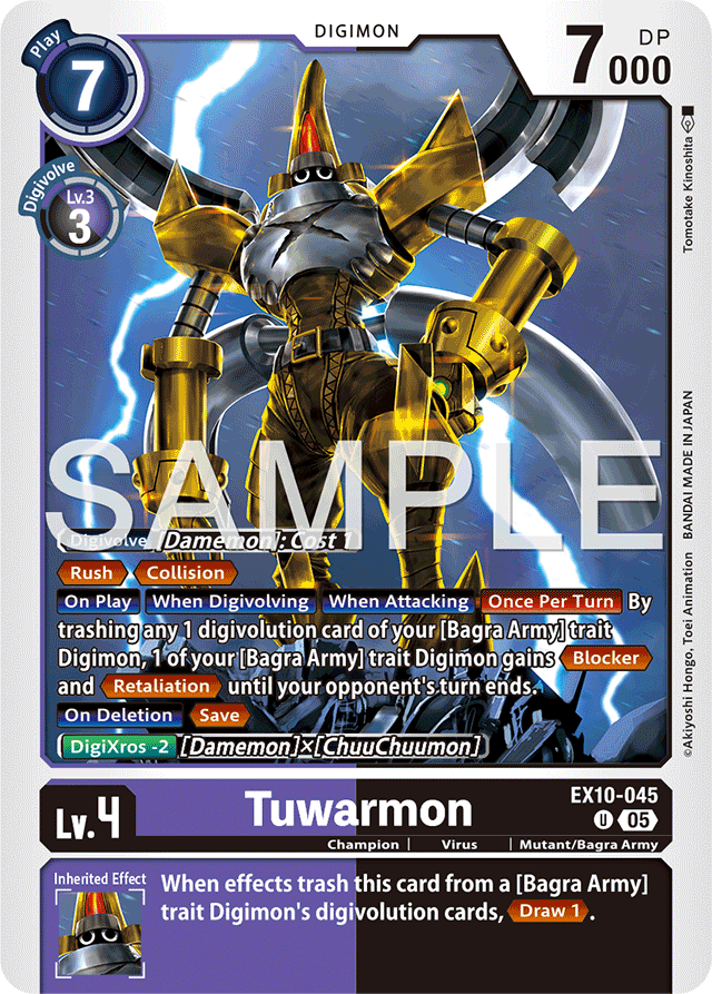 Tuwarmon - Sinister Order - Uncommon - EX10-045 U