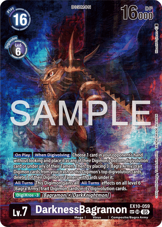 DarknessBagramon (SP) - Sinister Order - Special Rare - EX10-059 SR
