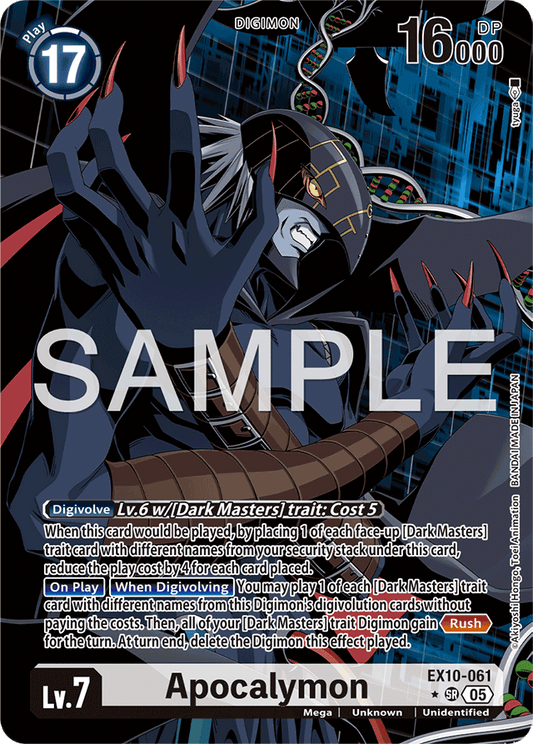 Apocalymon (Alternate Art) - Sinister Order - Super Rare - EX10-061 SR