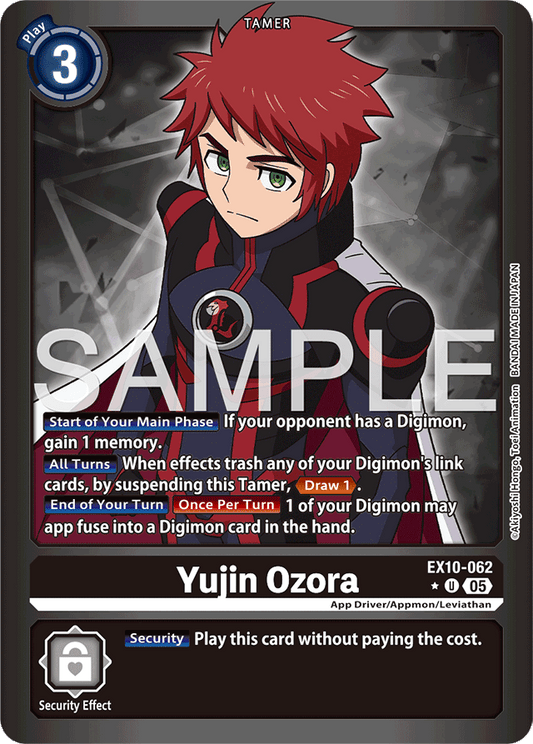 Yujin Ozora (Limited Foil) - Sinister Order - Uncommon - EX10-062 U