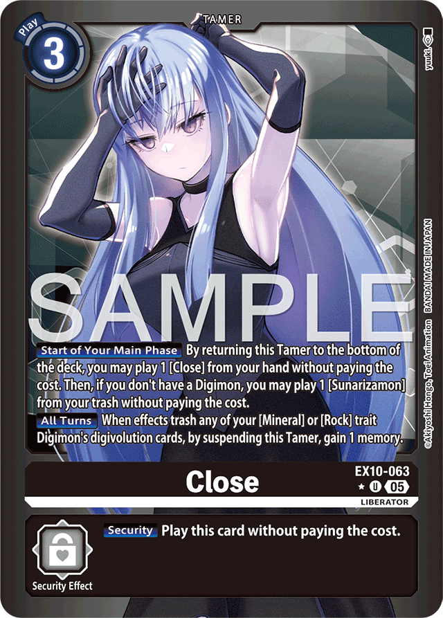 Close (Limited Foil) - Sinister Order - Uncommon - EX10-063 U