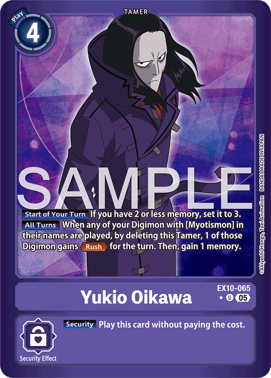 Yukio Oikawa (Limited Foil) - Sinister Order - Rare - EX10-065 R