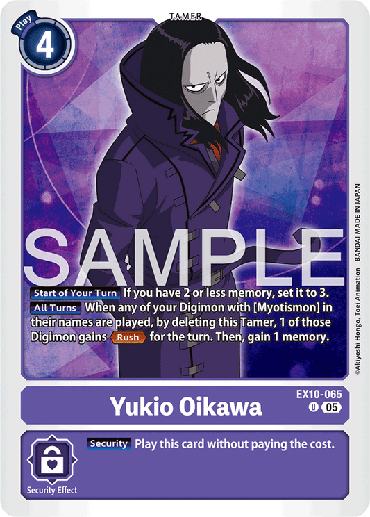 Yukio Oikawa - Sinister Order - Rare - EX10-065 R