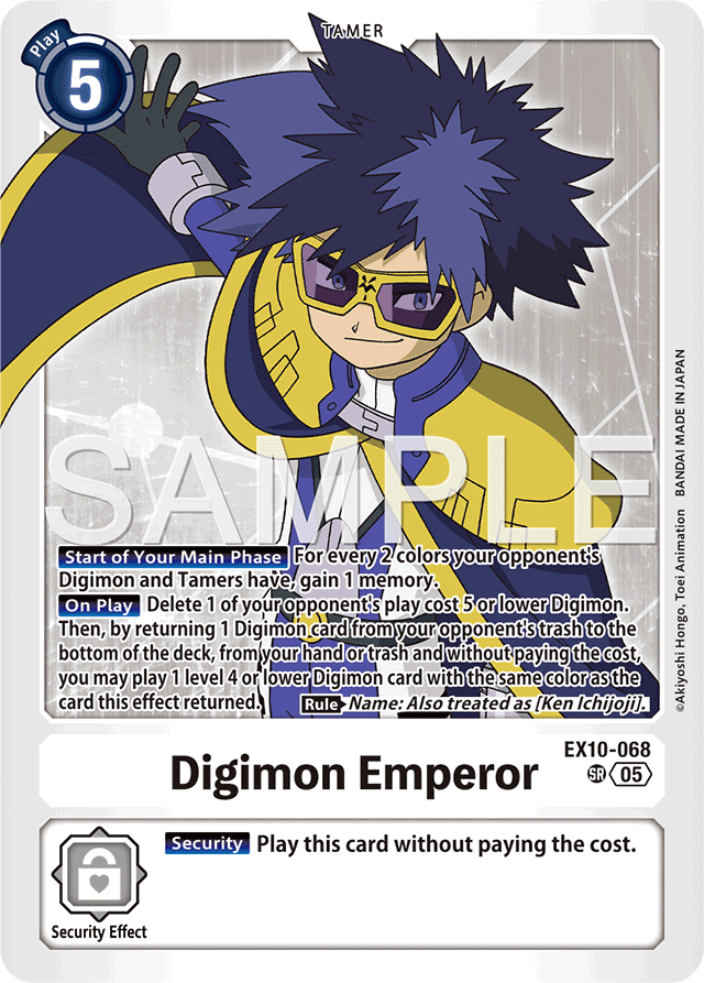 Digimon Emperor - Sinister Order - Super Rare - EX10-068 SR