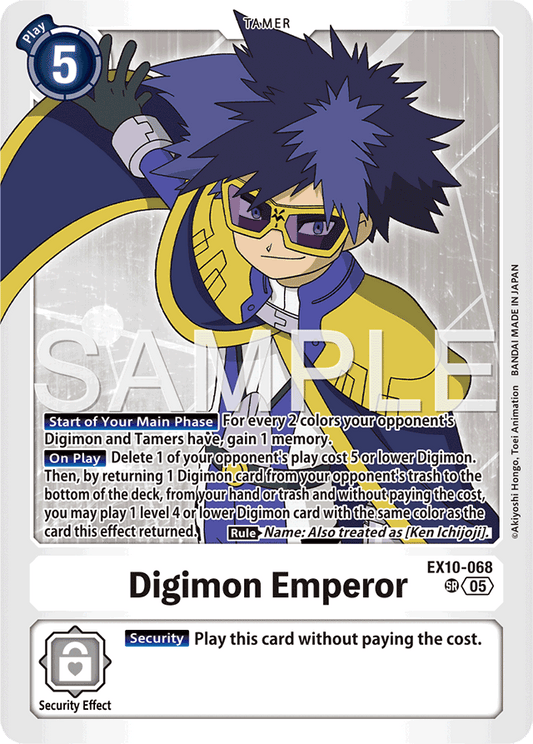 Digimon Emperor - Sinister Order - Super Rare - EX10-068 SR