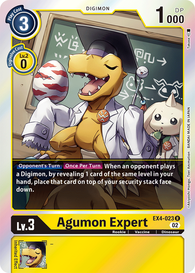 Agumon Expert - Alternative Being Booster - Rare - EX4-023 R