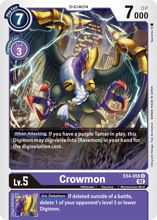 Crowmon - Alternative Being Booster - Uncommon - EX4-056 U