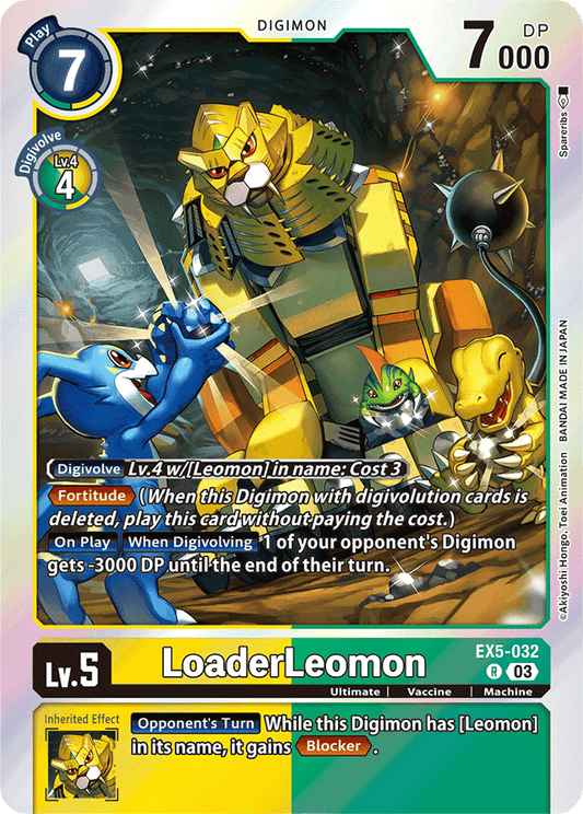 LoaderLeomon - Animal Colosseum - Rare - EX5-032 R