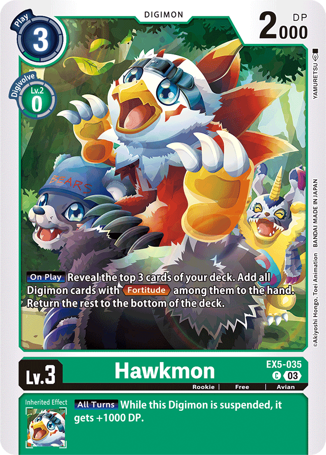 Hawkmon - Animal Colosseum - Common - EX5-035 C