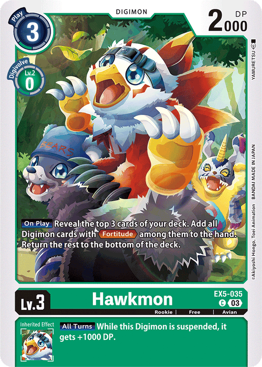 Hawkmon - Animal Colosseum - Common - EX5-035 C