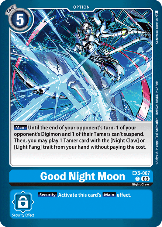 Good Night Moon - Animal Colosseum - Common - EX5-067 C