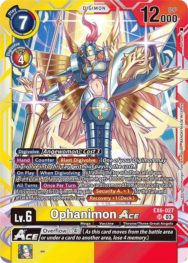 Ophanimon ACE - Infernal Ascension - Super Rare - EX6-027 SR