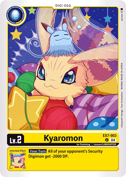 Kyaromon - Digimon LIBERATOR - Uncommon - EX7-003 U