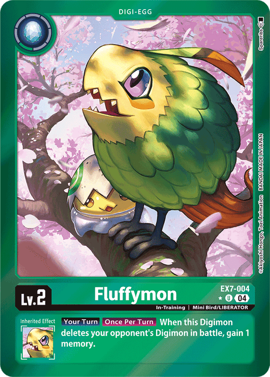 Fluffymon (Foil) - Digimon LIBERATOR - Uncommon - EX7-004 U