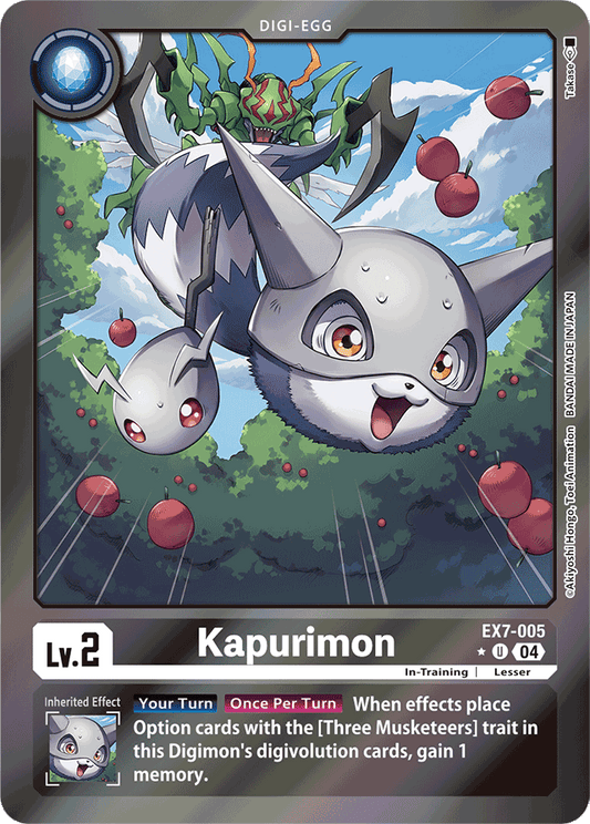 Kapurimon (Foil) - Digimon LIBERATOR - Uncommon - EX7-005 U