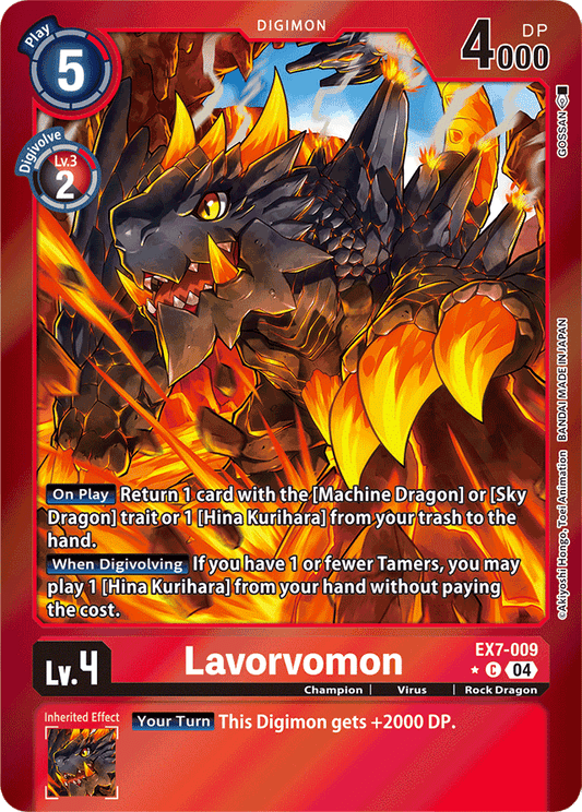 Lavorvomon (Foil) - Digimon LIBERATOR - Common - EX7-009 C