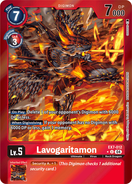 Lavogaritamon (Foil) - Digimon LIBERATOR - Uncommon - EX7-012 U