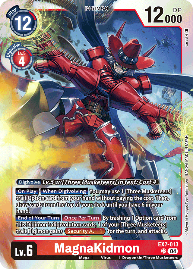 MagnaKidmon - Digimon LIBERATOR - Super Rare - EX7-013 SR