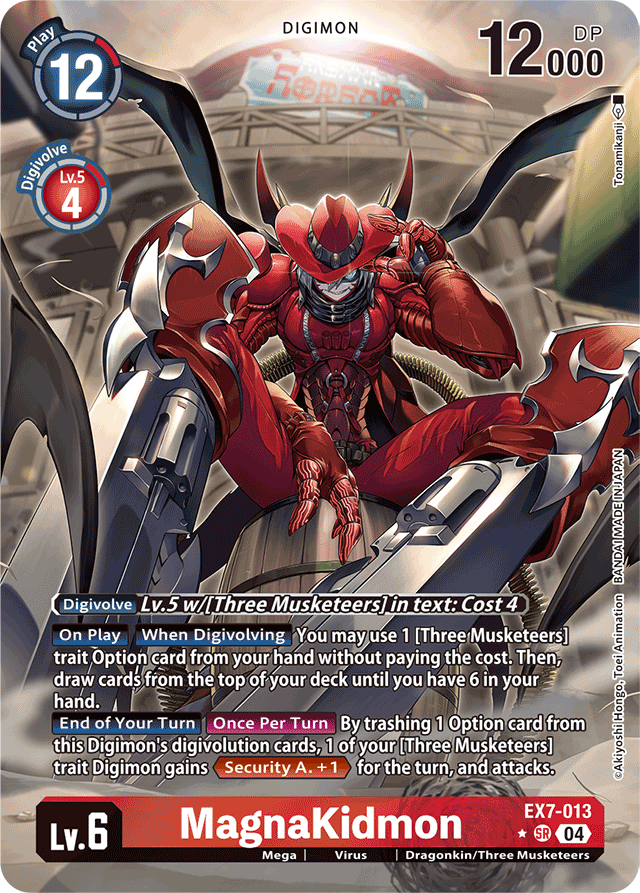 MagnaKidmon (Alternate Art) - Digimon LIBERATOR - Super Rare - EX7-013 SR