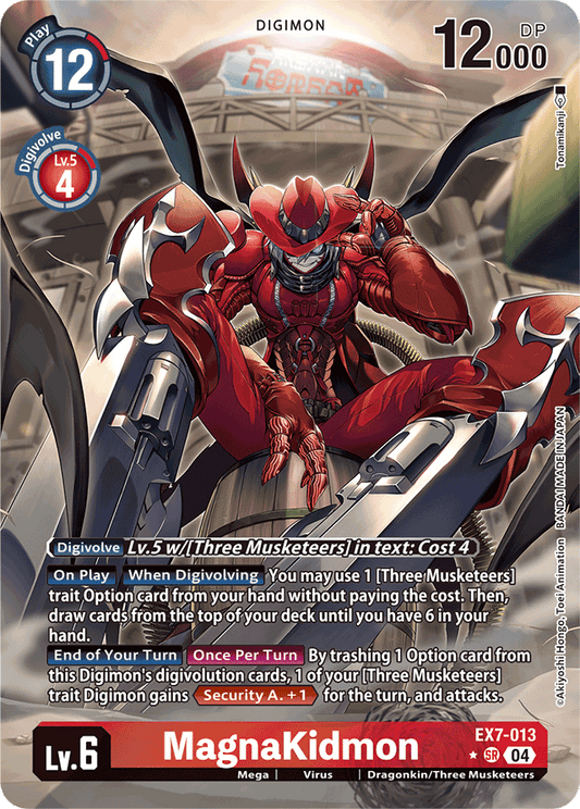 MagnaKidmon (Alternate Art) - Digimon LIBERATOR - Super Rare - EX7-013 SR