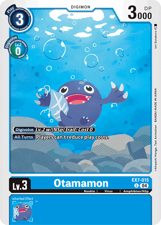 Otamamon - Digimon LIBERATOR - Uncommon - EX7-015 U