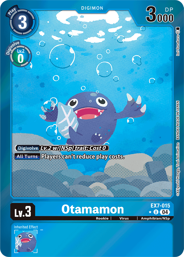 Otamamon (Foil) - Digimon LIBERATOR - Uncommon - EX7-015 U