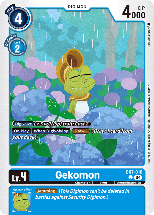 Gekomon - Digimon LIBERATOR - Uncommon - EX7-018 U