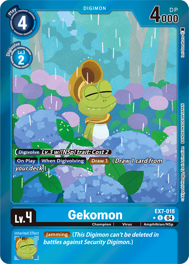 Gekomon (Foil) - Digimon LIBERATOR - Uncommon - EX7-018 U