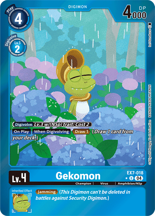 Gekomon (Foil) - Digimon LIBERATOR - Uncommon - EX7-018 U