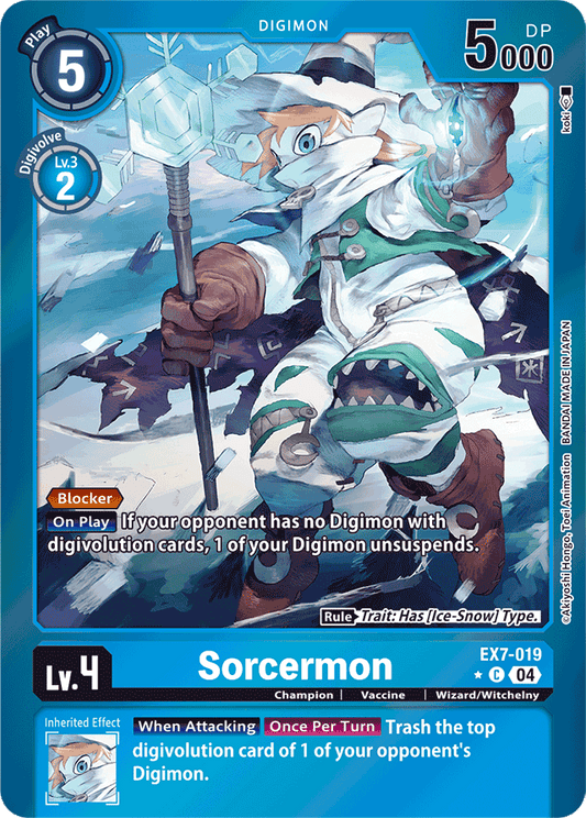 Sorcermon (Foil) - Digimon LIBERATOR - Common - EX7-019 C