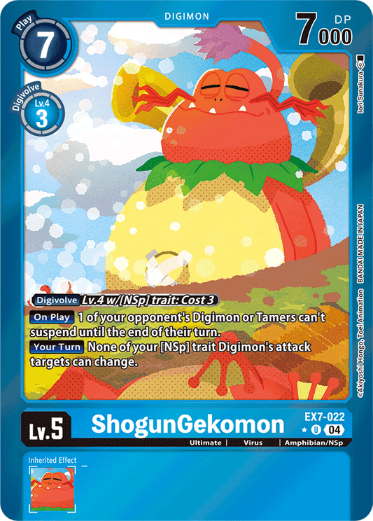 ShogunGekomon (Foil) - Digimon LIBERATOR - Uncommon - EX7-022 U